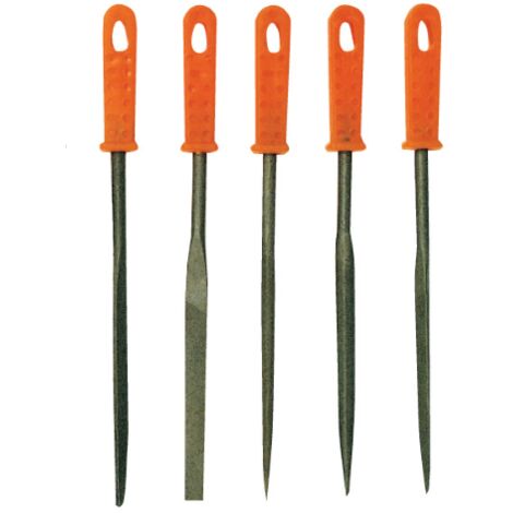 cf kit 6 pcs de mini limes pour mA tal lime A manche plastique 15 cm lime rA pe