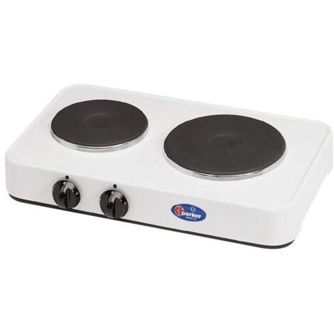 Cf Parker 5322 P Piastra Elettrica Bianca 2 Piastre