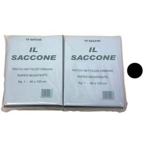CF SACCO "IL SACCONE" NERO PZ.10 - CM.80X120 KG.1