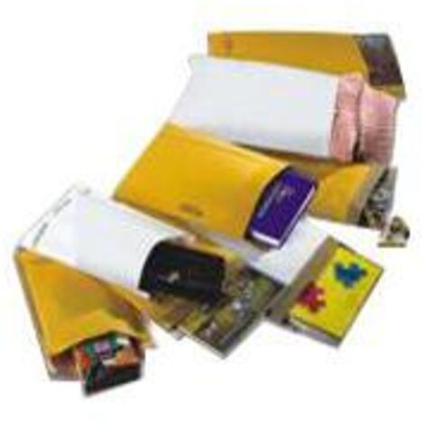 Buste A Bolle Aircap 18x26 Cm - Confezione Da 100 Pezzi, Imbottite, Chiusura Strip, Colore Avana - Foto 7