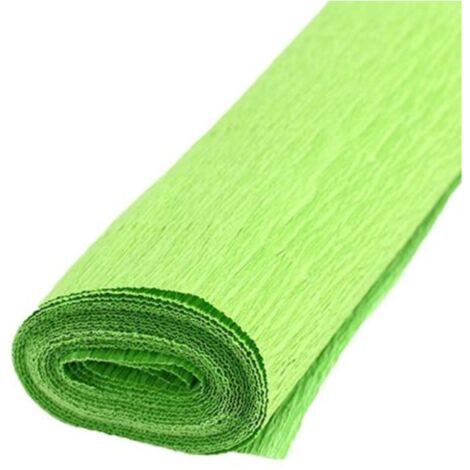 Cf.10 Carta Crespa 40Gr. Verde Medio 17 X1