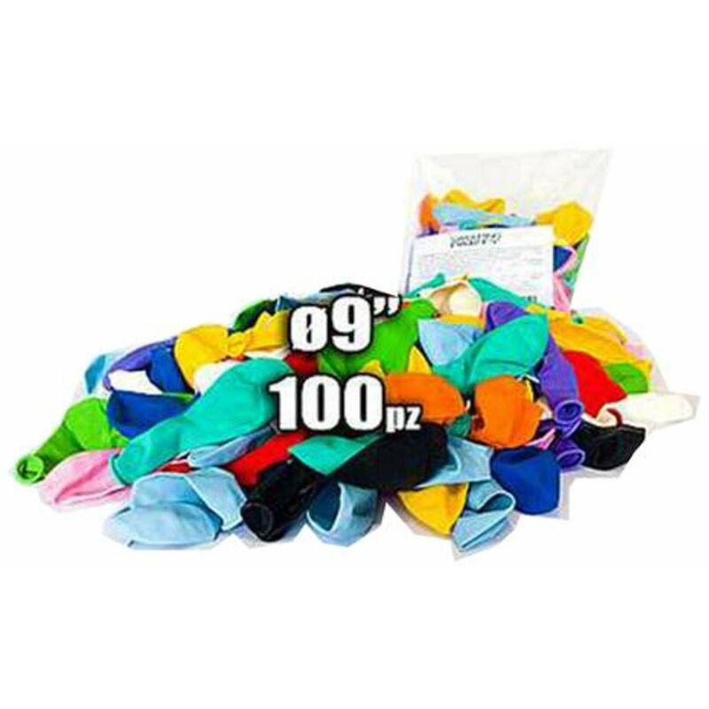 CF,100 PALLONI 9 COLORE VERDE x1