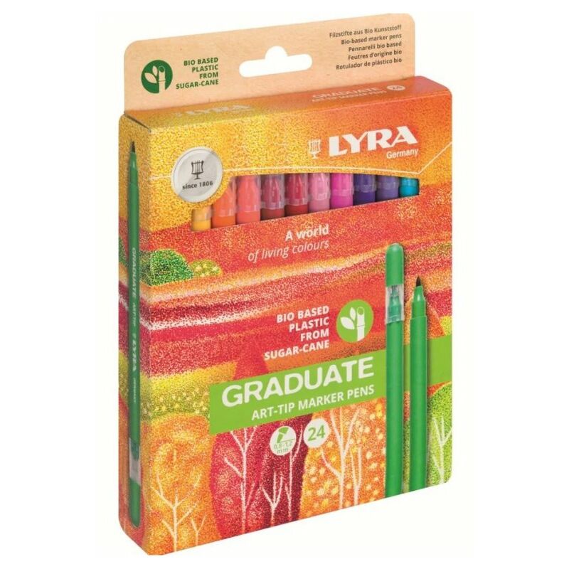 Pennarelli Lyra Art-Tip da 24 Graduate