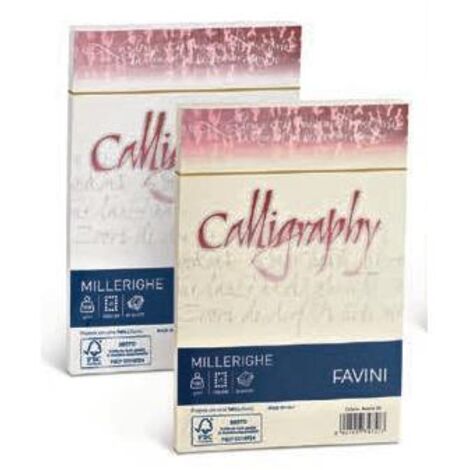 Cf.25 Buste 12X18 Calligraphy Millerighe Avorio X1