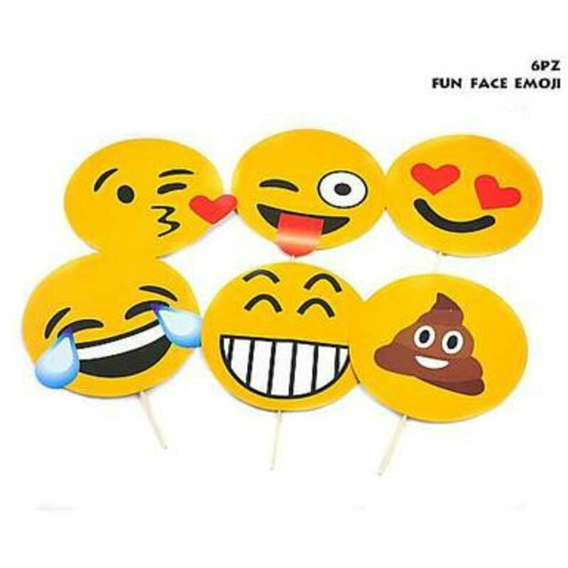 Image of CF,6 fun face emoji 3660 x1