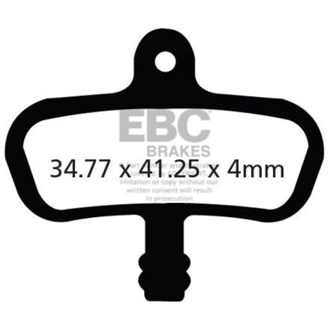 CFA440HH - EBC Bremsbeläge aus Sintermetall für Fahrräder