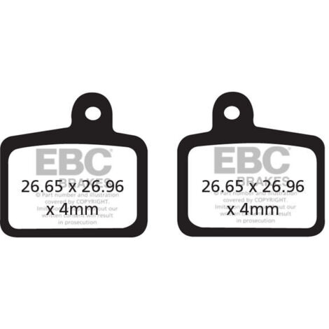 CFA466HH - EBC Bremsbeläge aus Sintermetall für Fahrräder