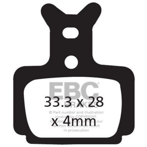 CFA470HH - EBC Bremsbeläge aus Sintermetall für Fahrräder