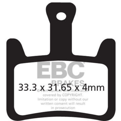 CFA620HH - EBC Bremsbeläge aus Sintermetall für Fahrräder
