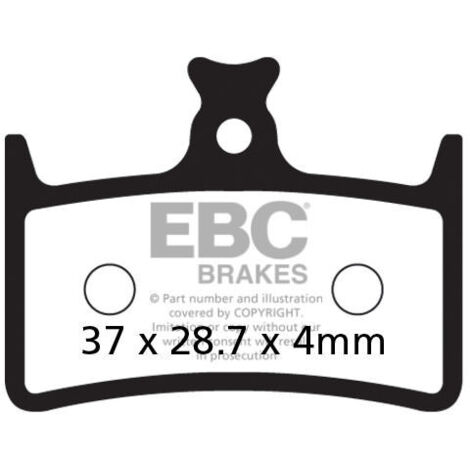 CFA647HH - EBC Bremsbeläge aus Sintermetall für Fahrräder