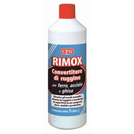 CFG RIMOX Convertitore disossidante elimina ruggine lucidante metalli pronto uso 1 LT