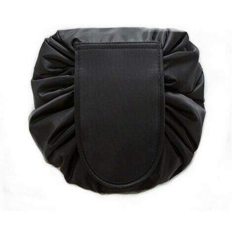 CFGTVB Sac de toilette paresseux de maquillage de grande capacité Voyage portable décontracté Imperméable Sac de rangement Magic Makeup parfait pour les femmes filles (Noir), kueatily
