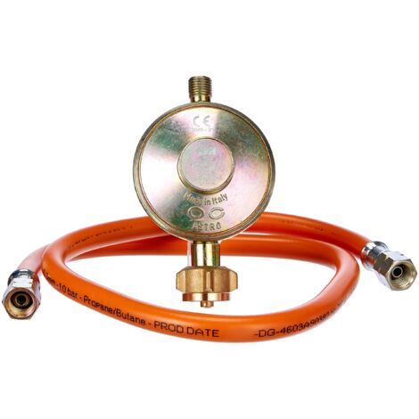 CFH 52452 Set regolatore di Pressione 50 mbar + Tubo 80 cm 1/4" SX
