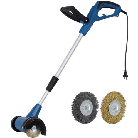 CFH Brosse à joints électrique EFB-675 - brosse à mauvaises herbes - avec deux brosses gratuites