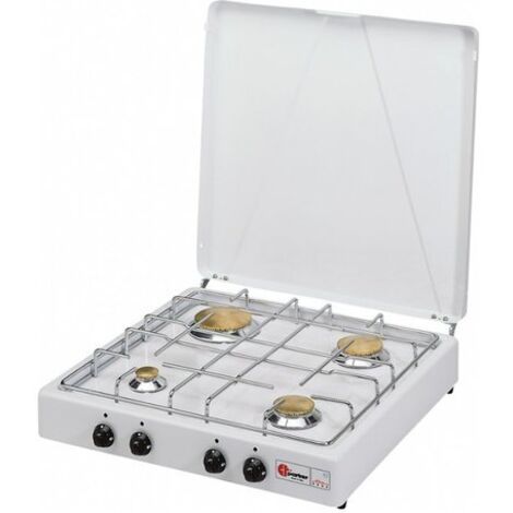 CFParker Fornello a Gas 4 Fuochi Gpl / Metano mod. 542CB - Fonte di alimentazione: Gpl