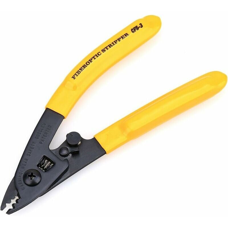 Hoopzi - CFS-3 3-hole fiber optic stripper for stripping fiber coatings from 125 μm to 250 μm
