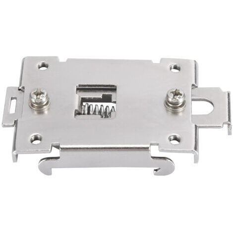 CFTGIW 1PCS 35 Mm DIN RAIL Fixed Relay Relay Clamp/Holder Blamp avec 2 Vis de Montage de Raillage de RAIL Relais CLIPDIN FIXE CLIPMETAL DIN MOUNTING CLIPSDIN RALONNEMENT MONTENTION CLIPDIN RAL