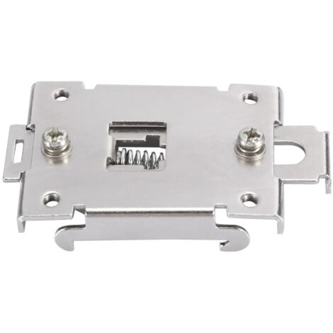 CFTGIW 1PCS 35 Mm DIN RAIL Fixed Relay Relay Clamp/Holder Blamp avec 2 Vis de Montage de Raillage de RAIL Relais CLIPDIN FIXE CLIPMETAL DIN MOUNTING CLIPSDIN RALONNEMENT MONTENTION CLIPDIN RAL