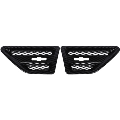 CFTGIW 2-teiliger Luftauslassgrill für die Motorhaube des LR2 07-14 in Carbonfaser-Optik, hergestellt aus hochwertigem Material, ermöglicht eine optimale Luftzirkulation.