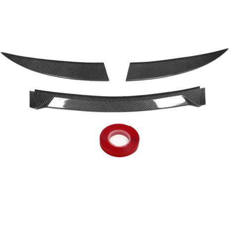 CFTGIW 3-teiliges Carbonfaser-Heckspoiler-Kit Sport Ersatz für 2017-2023 SPOILERTRUNT Heckspoiler LIPTRUNK Will AIGINE SPASTEREAR COVERTRUND CDU STENDEREAR Lip Standard