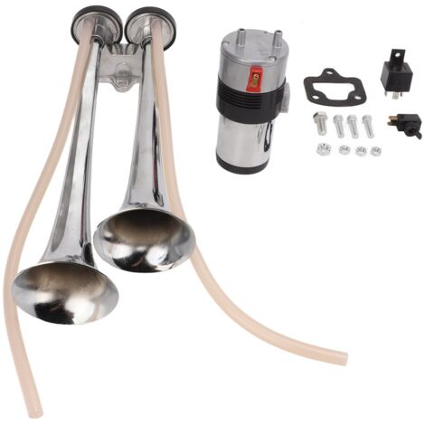 CFTGIW Horne de Trompette 130db Corne 12v avec pour un Bateau de Voiture Trumpet de Trompette Hornnudal Trumpet Horntrain Hornloud Hornair Horn Material Est de qualifié