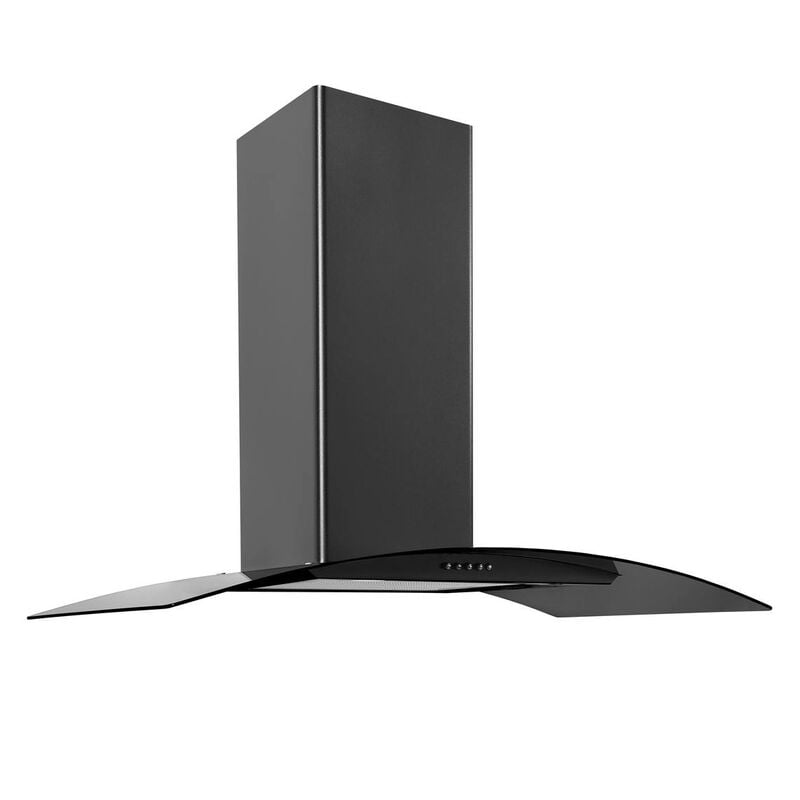 Econolux ART28374 90cm Curved Glass Cooker Hood