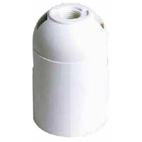 CGC 101530004 Douille thermoplastique lisse E27 Blanc
