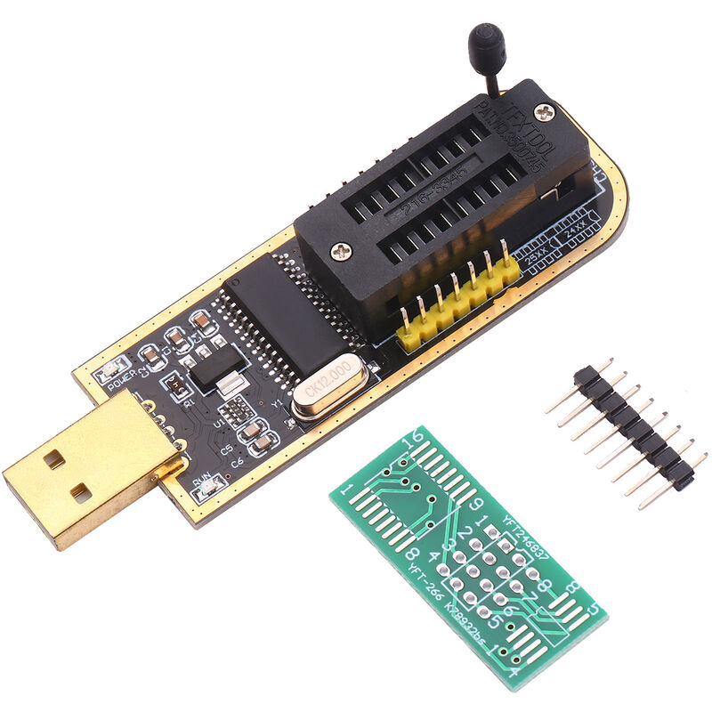 CH341A USB Programmer EEPROM BIOS Flasher Programmable Logic Circuits ...