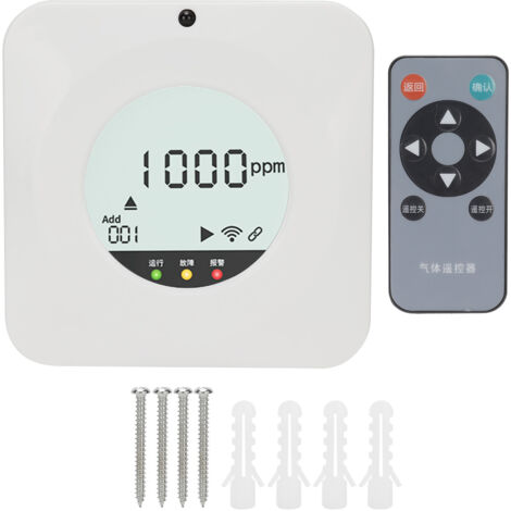 CH4-Gaswarngerät mit Alarm und LCD-Bildschirm für Zuhause, Büro, Fabrik
