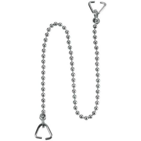 CH5 McAlpine 9.5" Sink Plug Chain with 2 Triangles