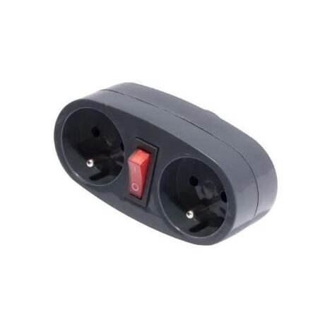 Chacon Biplite 16A con interruttore antracite