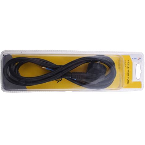 Chacon - cable de conexión ho5vvf 3 x 1,5mm² - 1,5 m - 63093 - 5411478630937