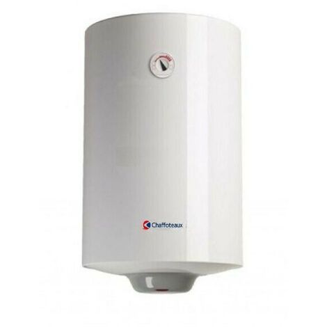 Chaffoteaux – Chauffe-eau électrique mural vertical 50L – Classe C – Régulation automatique – Forme cylindrique – Dimensions 480 x 573 mm – Puissance 1200W