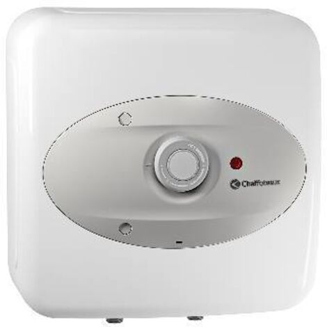 Chaffoteaux – Chauffe-eau électrique vertical 15 litres – Résistance blindée – Dimensions 36 x 30 cm – Anode en magnésium pour protection corrosion