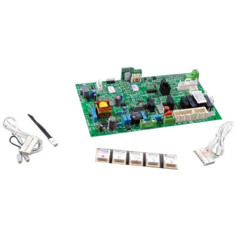 Chaffoteaux – Circuit imprimé pour chaudière – Compatible modèles Urbia, Pourinoa, Talia, Serelia – Longueur 200mm, Largeur 150mm, 5 contacts, Pouvoir de coupure 10A