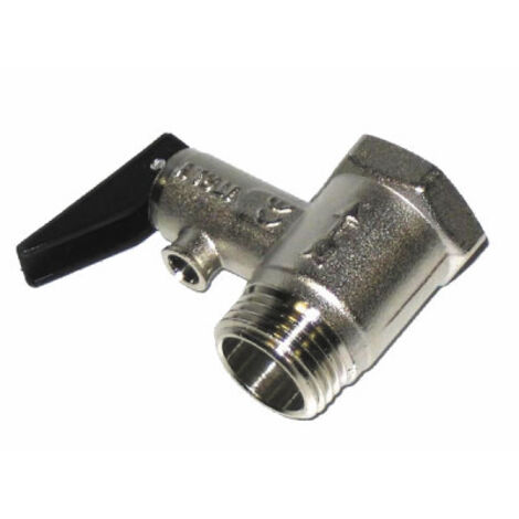 Chaffoteaux – Soupape de sécurité chauffage central – Filetage sortie 1/2'' – Pression max 3 bars – Installation par professionnel recommandée