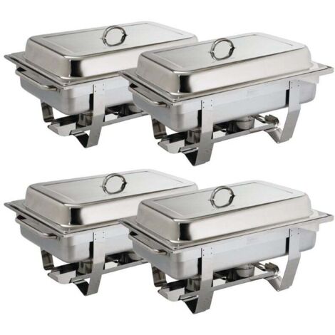 Chafing Dish Milan Inox GN 1/1 - Lot de 4 - Olympia