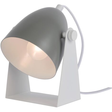 CHAGO Lampe de tab.-Gris-1xE14