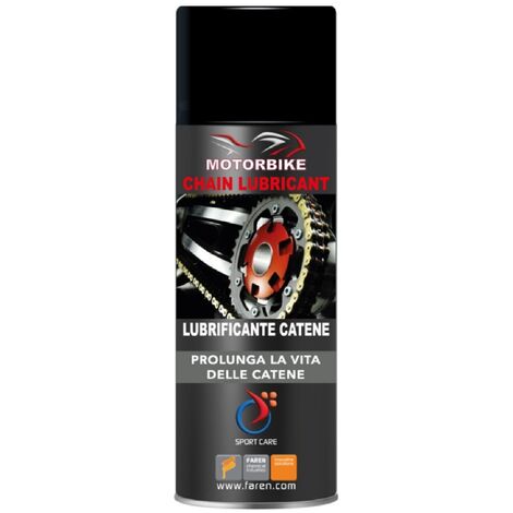 CHAIN LUBRICANT grasso lubrificante spray per catene moto 200 ml motocicletta