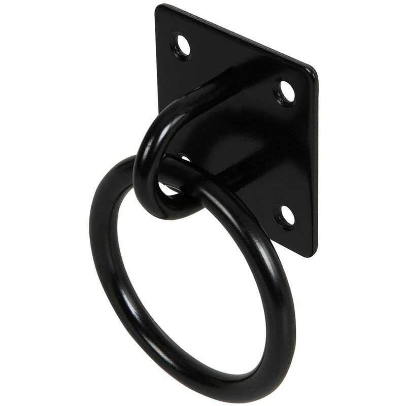 Chain Plate Black - Ring 50mm x 50mm - Fixman