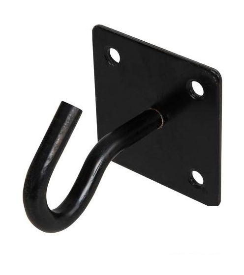 Fixman - Chain Plate Black - Hook 50mm x 50mm