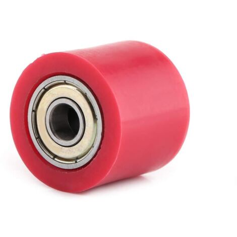 Chain Pulley Roller, Chain Tensioner Wheel Guide Roller Tensioner Chain Pulley for Mini Bike ATV Dirt Pit Motorcycle (Red-10mm)