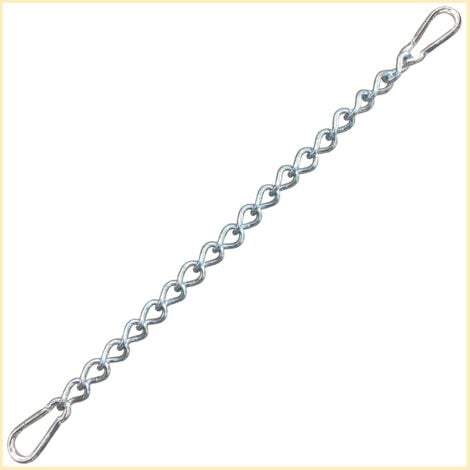 Chain with two carabiners, variable attachment for hanging chairs  up to 230 kg (chain 60 cm)
