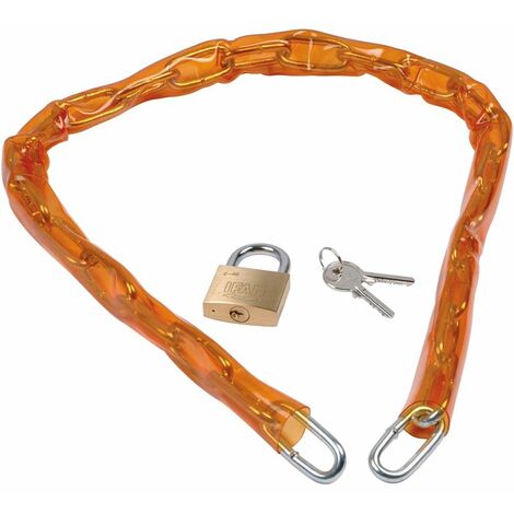 Chaîne 6 mm x 100 cm + cadenas E40