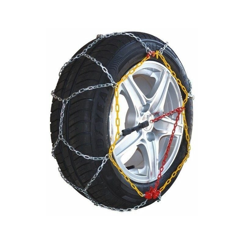 Polaire - Chaine à neige pneu 195/60R16 montage rapide acier 9mm - Argent