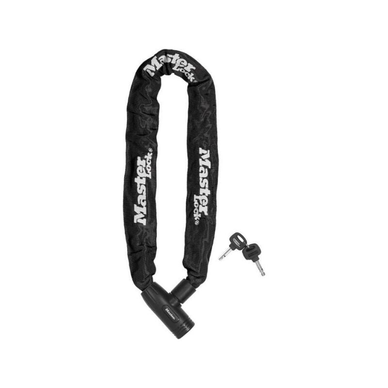 Chaîne Antivol Vélo Master Lock 90 cm de longueur - Acier cémenté résistant a la coupe et au sciage