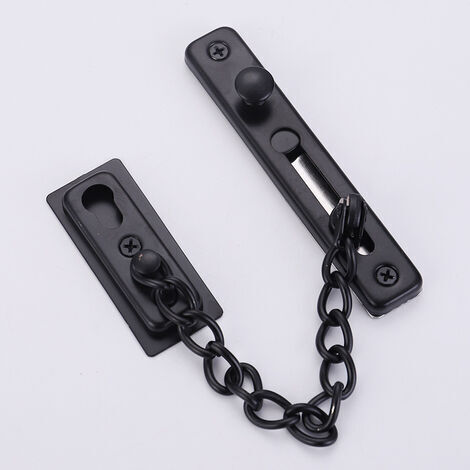 Chaîne antivol en acier inoxydable pour porte d'hôtel, sans perforation  chaîne de sécurité antivol renforcée pour porte d'hôtel, sans perforation.-AquaForge