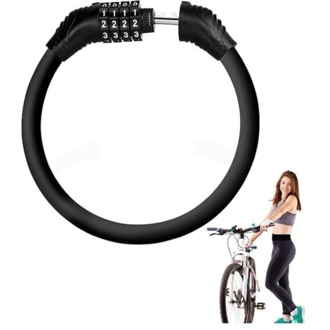 Chaîne Antivol Vélo,Cadenas de Chaîne pour Bicyclette, Chaîne Antivol Vélo à Code, Cadenas à Vélo Chaînes Antivol avec  Chiffres Mot de Passe pour vélo, Moto