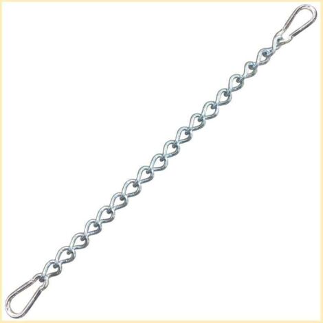 Chaîne avec Deux mousquetons, Fixation Variable pour hamac jusqu'à 230 kg (Chaîne 66 cm)