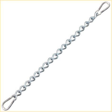 Chaîne avec Deux mousquetons, Fixation Variable pour hamac  jusqu'à 230 kg (Chaîne 66 cm)